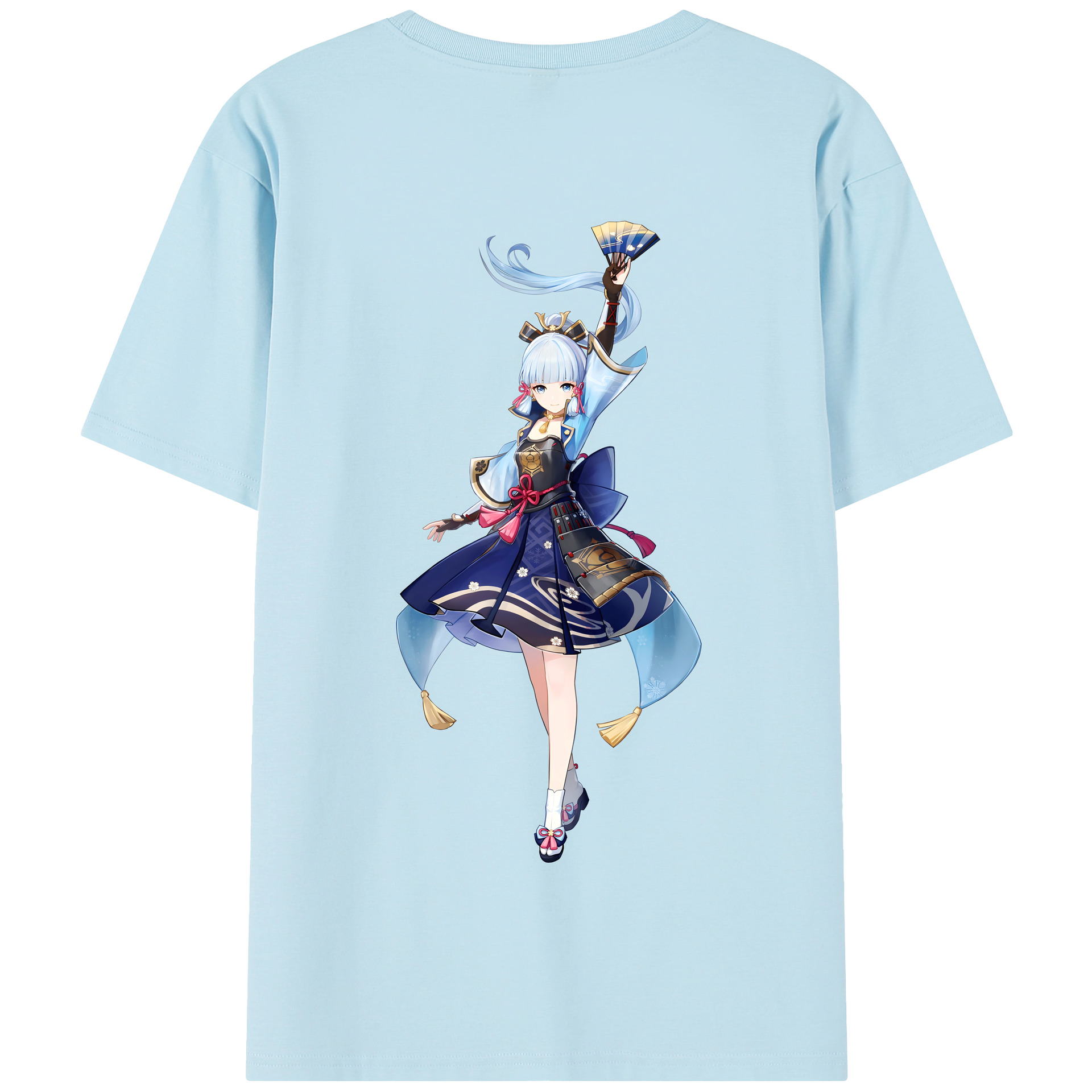 げんし神 神里綾華 神宮寺レン genshin Kamimiya Ren 綿100％半袖Tシャツ（背面プリント）